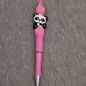 Charming Pink Panda Kids Pen